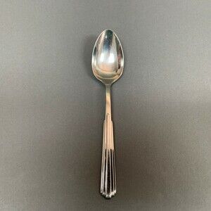 Kirk Stieff Parallel 1986 Stainless Steel Spoon Ribbed 6 1/4"
